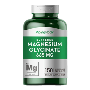 【自营】PiPingRock甘氨酸螯合镁胶囊 150粒