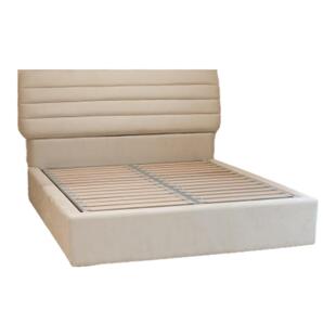 挑时乌鲁鲁软包磨砂皮现代复古诧寂智能床电动升降落地储物主卧床