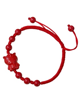 帝王砂红绳手链！十二生肖守护
