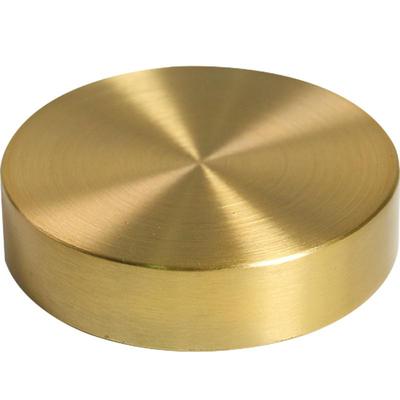 实心纯黄铜创意圆形镇尺镇纸中国风书法压纸可爱纸镇金属压宣纸