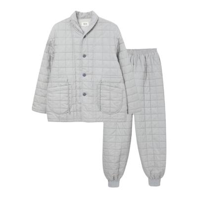 松永男女纯棉夹棉加厚家居服外穿