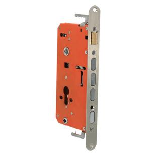 铜舌防盗门通用型6068孔距 (非标锁体) 机械门锁-真钩