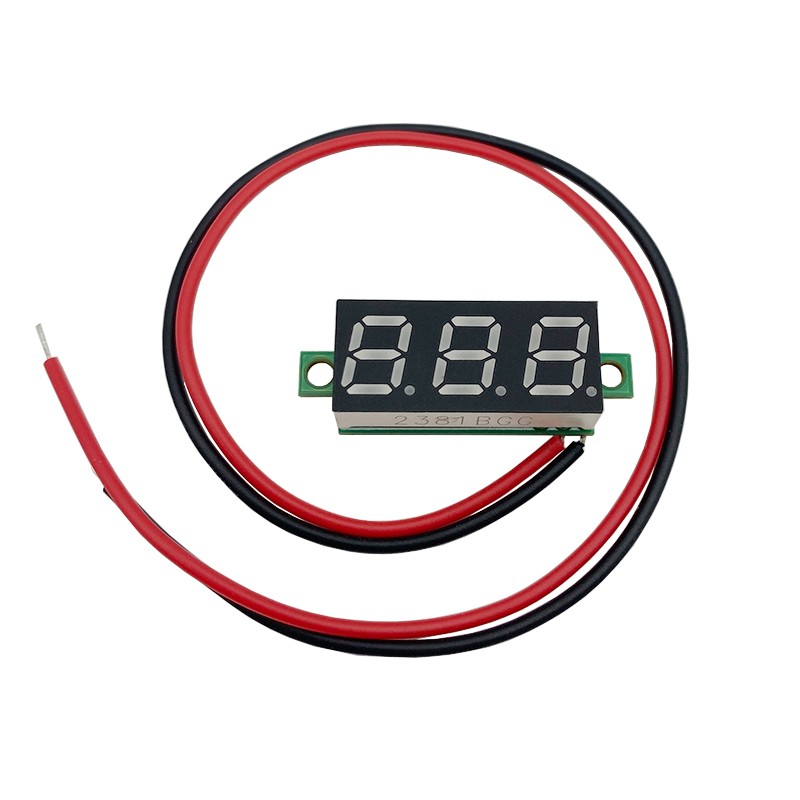 0.36寸0.28寸两线/三线电压表 数字直流表头可变精度数显示元器件