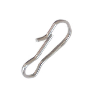 厂家直销不锈钢带勾朱胆扣挂勾水晶吊灯配件珠帘轨道挂勾防风扣