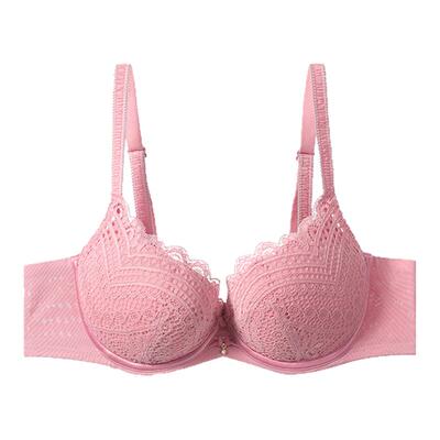 文胸蕾丝薄款安莉芳专柜正品大胸