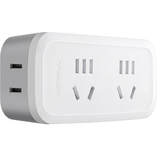 公牛竖向一转二分三多孔插座转换器头无线插坐多功能拓展插头擦座