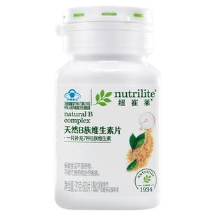 安利纽崔莱b族片复合维生素B男女性b2b6b12vb60片装