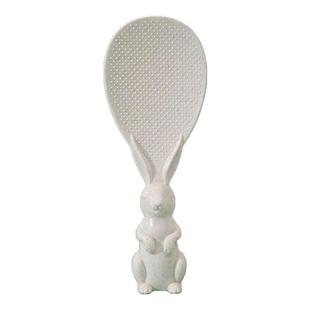 3不沾勺米饭盛饭卡通个饭勺食品级耐高温兔子可立式厨房家用可爱