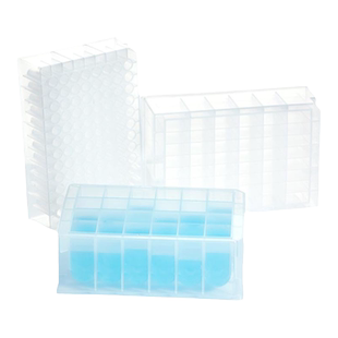 比克曼生物96孔深孔板24孔圆形方孔1.2 1.3 1.6 2.2mL磁棒套储存板存样取样板pp聚丙烯耐高温赛默飞微孔板