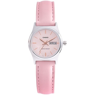 新款女士卡西欧手表女粉色樱花粉女款可爱简约气质女表时尚