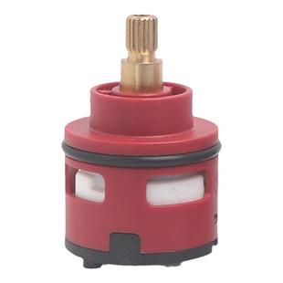 厨房水槽菜盆飞雨瀑布龙头分水调温一体阀芯旋钮陶瓷冷热混水开关