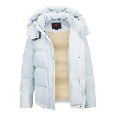 雅鹿蓄热短款羽绒服女士可拆连帽