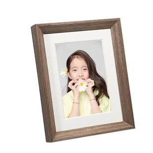 实木卡纸摆台8寸7相框打印全家福结婚照洗照片做成相框挂墙放大a4