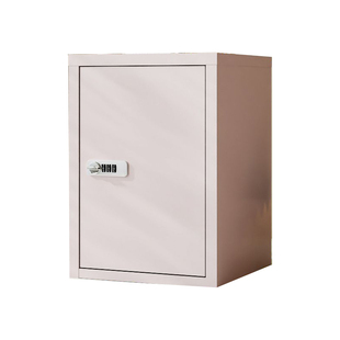 桌面铁皮柜信盘收纳密码锁储物置物柜化妆品A4纸收纳盒学生保险柜