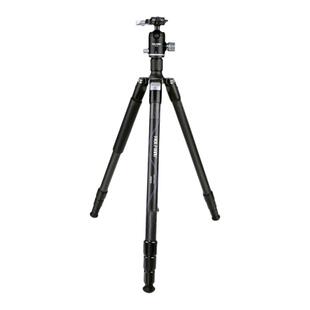 沃尔夫冈 碳纤维三脚架相机 JZ823+YT15 球型云台反折收纳便携式三脚架 佳能尼康索尼莱录像机卡片机