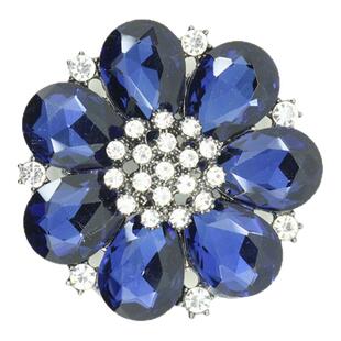 貂皮大衣上的大扣皮草袖扣子纽扣貂绒高档水钻袖口装饰裘皮装饰品