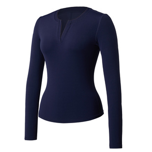 网球服女2026新款运动上衣健身跑步服秋冬速干羽毛球训练修身长袖