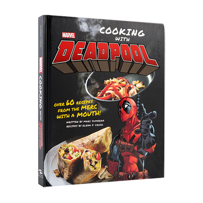 英文原版 漫威 死侍食谱艺术书 精装 Marvel Comics: Cooking with Deadpool 漫威漫画周边画册