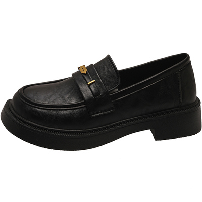 永希女鞋厚底英伦风小皮鞋