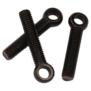 8.8级高强度发黑活节螺丝GB798活接螺栓鱼眼带孔吊环螺钉M12-M36