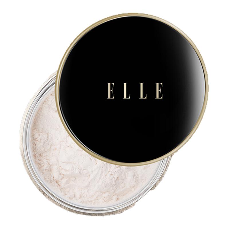ELLE清透柔焦蜜粉散粉裸光透明定妆修容不易脱妆ELLEMAKEUP彩妆