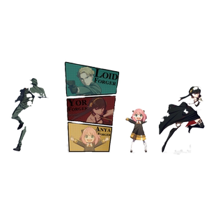 星河动漫 正版间谍过家家周边组合立牌摆件亚克力装饰阿尼亚约尔