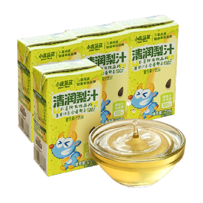 小鹿蓝蓝清润梨汁儿童果汁