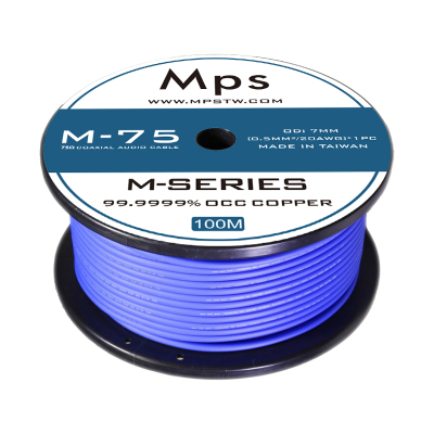 台湾Mps单晶铜75欧同轴线信号线