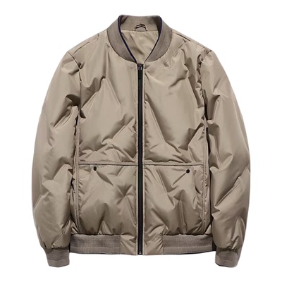 修身长袖男士罗纹底摆保暖中国