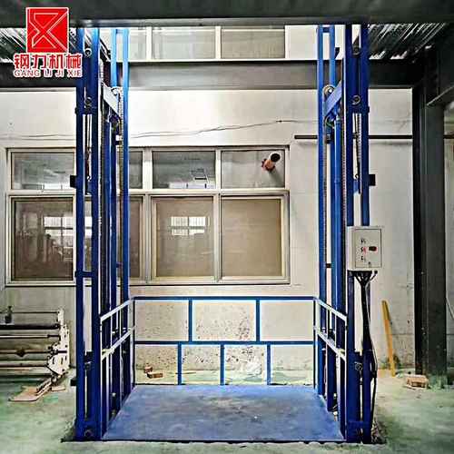 厂家生产导轨式升降货梯仓库装卸货电动液压升降平台固定升降货梯