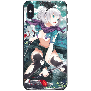 适用苹果16手机壳动漫iphone15pro玻璃壳14paomax定制硅胶壳13/11软壳二次元小米14红米note10华为mate60pro