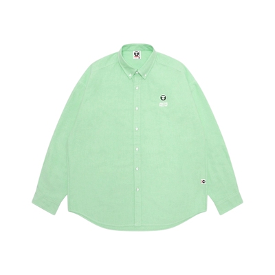 Aape旗舰店小标徽章刺绣翻领衬衫