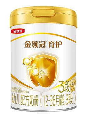 伊利金领冠育护幼儿奶粉3段900g
