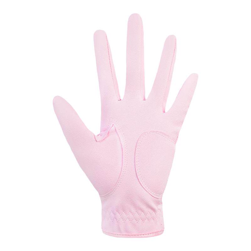 POLO高尔夫球手套女款韩版防滑型golf手套 透气防滑耐磨PU 1双装