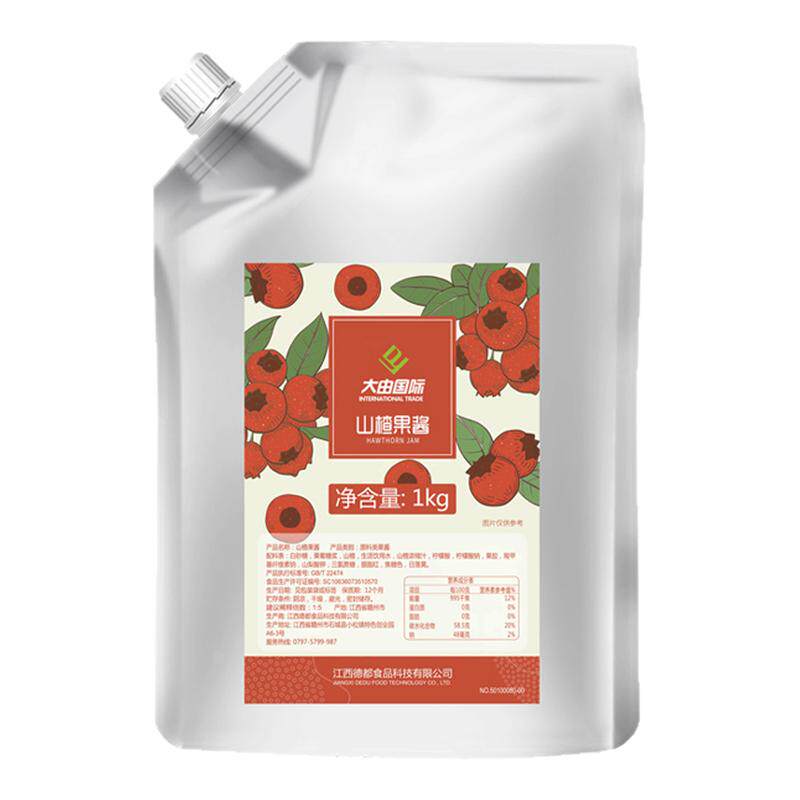 大由国际山楂果酱1kg含果肉