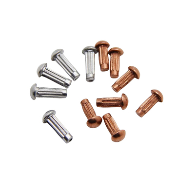 GB827实心紫铜标牌铆钉实芯滚花铭牌铝卯钉纯铜商标蕾丝直纹销钉