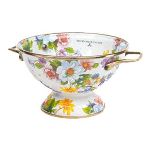 现 纽约下城公园进口巴黎鲜花市场搪瓷果碗滤碗大/小