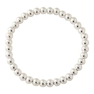 【饰结韵】S999足银手链纯银珠手串男女生款手工ins简约转运珠子