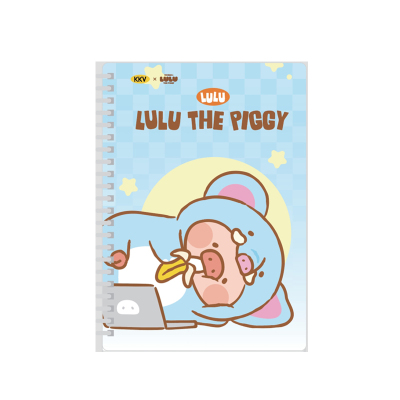 KKV正品罐头猪LULU软线圈本可爱卡通学生记事本B5/B6/A5/A7螺旋本
