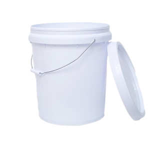 白桶储水10小桶塑料有盖耐高温加大圆形1升25l塑料桶油桶20食品级