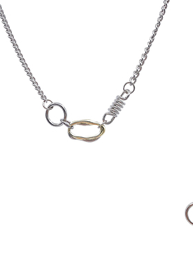 你好青年合金项链情侣原创设计