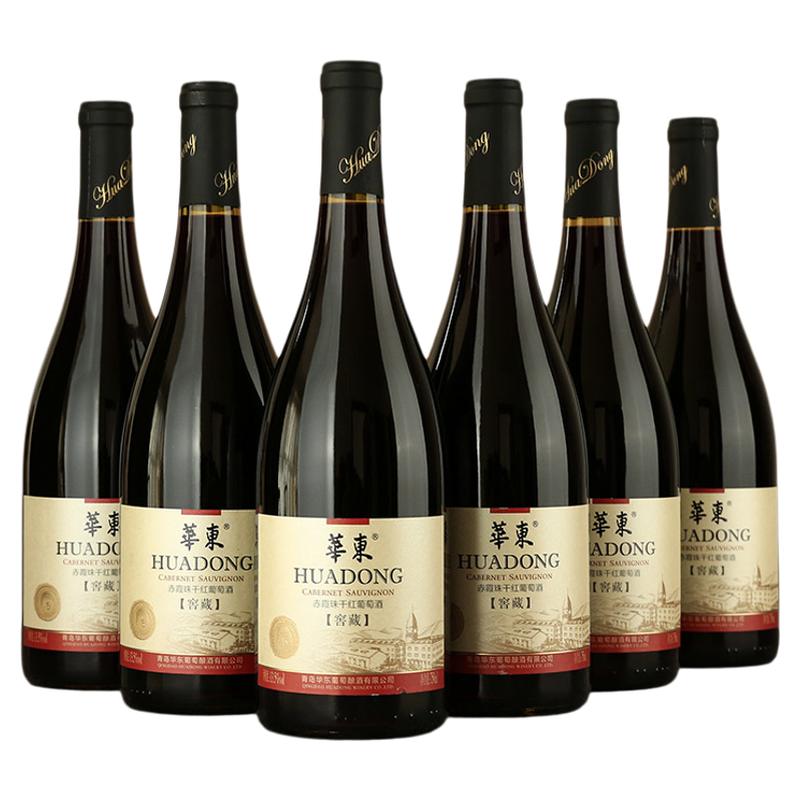 华东窖藏5赤霞珠干红葡萄酒整箱
