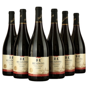 华东窖藏5赤霞珠干红葡萄酒国产正品整箱红酒6支装百利酒庄顺丰