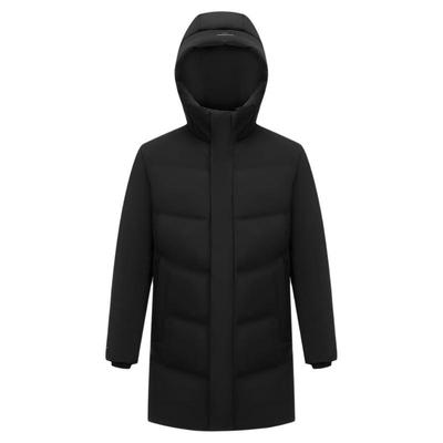 波司登2025新款中长款连帽羽绒服