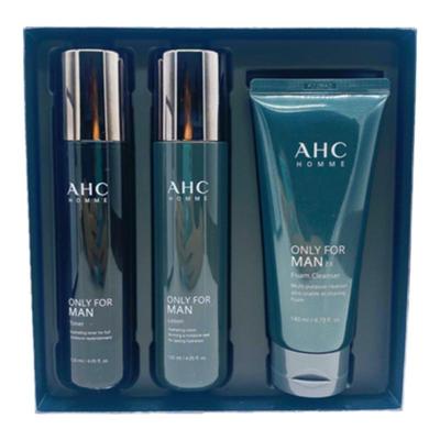 桃子老师 韩国AHC男士水乳套 洁面爽肤水乳液面霜补水控油 套盒