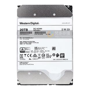 WD/西数HC560 WUH722020BLE6L4 20TB7.2K SATA3氦气企业级硬盘20T