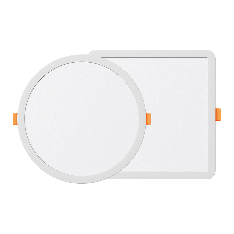 自由开孔面板灯家用客厅超薄2.3cm吸顶灯可调筒灯圆形嵌入式孔灯