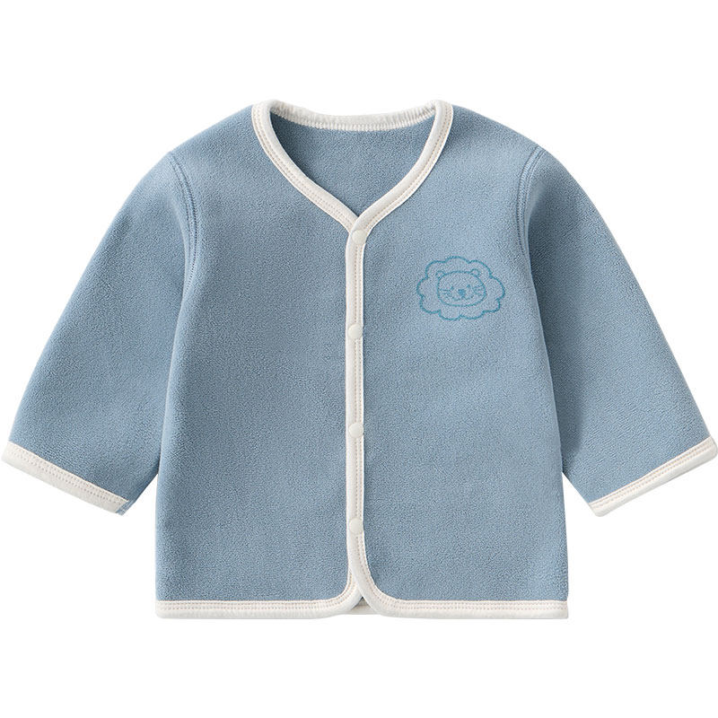 婴儿外套春秋冬儿童保暖加绒打底上衣一岁幼儿男女童衣服宝宝冬装