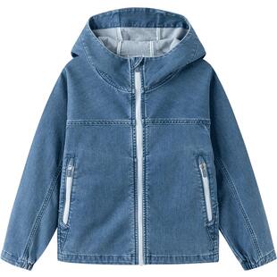 巴拉巴拉童装男童外套儿童上衣春装连帽牛仔便服潮百搭时尚舒适