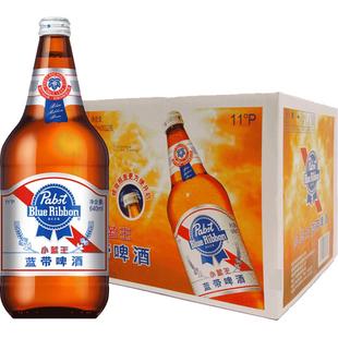 Blue Ribbon/蓝带小蓝王经典11度玻璃大瓶装640mlx12瓶啤酒整箱
